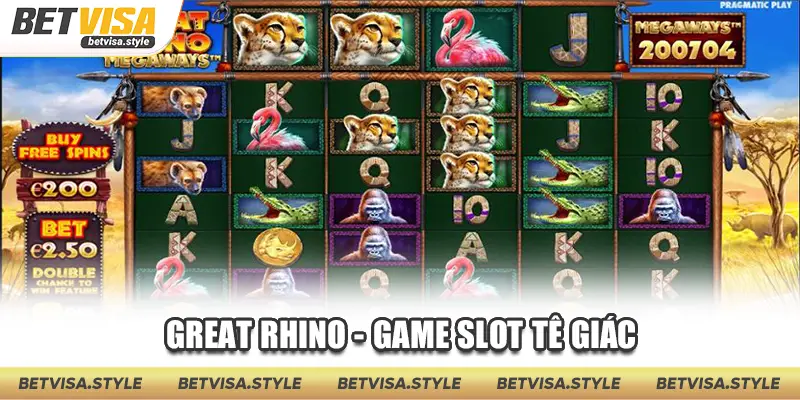 Great Rhino - Game slot tê giác 